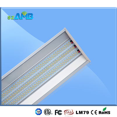 SMD 3528 Everlight Chip Flat Panel Led Lights , Waterproof 88W 1500mm LED Panels